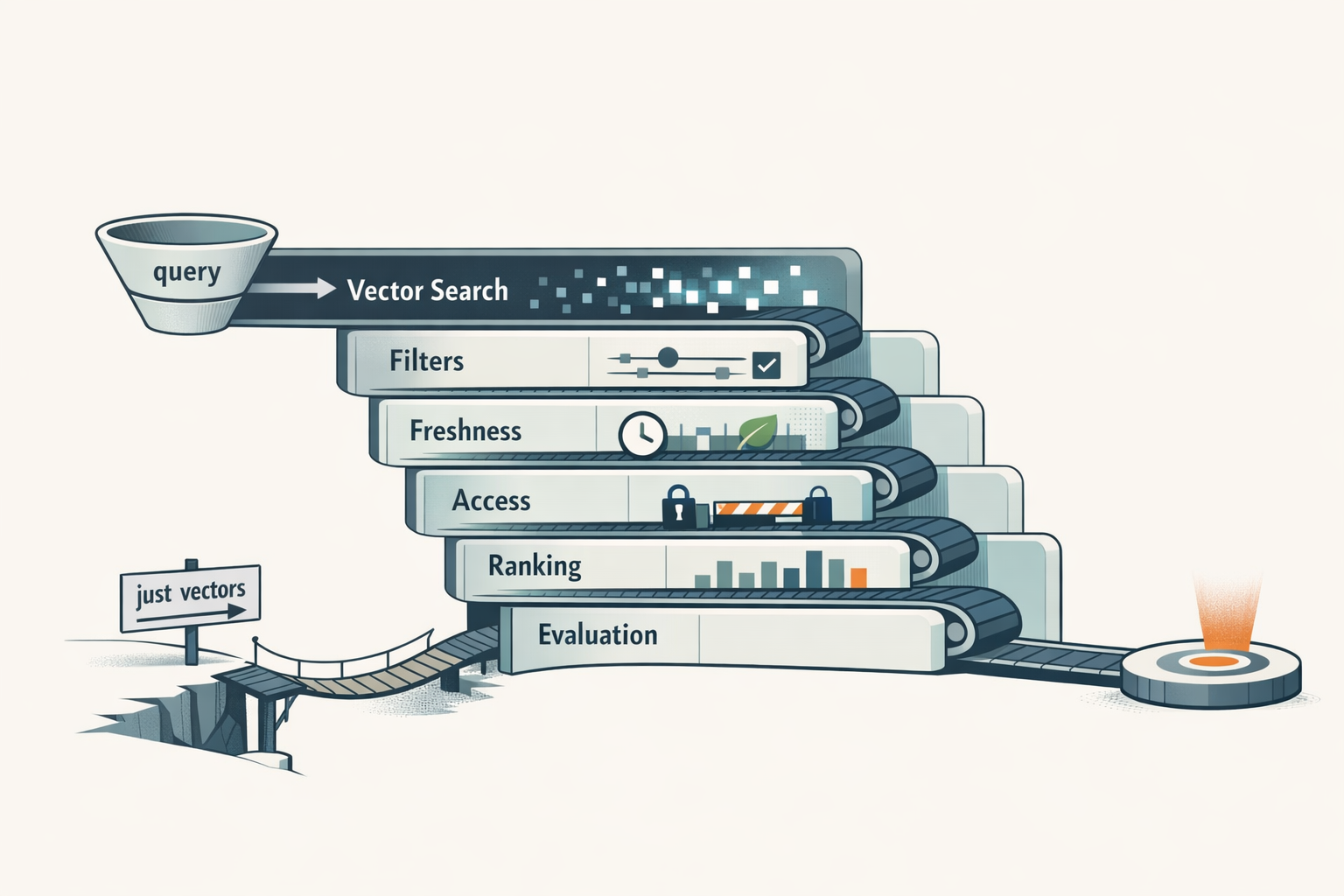 Why production retrieval needs more than vector search